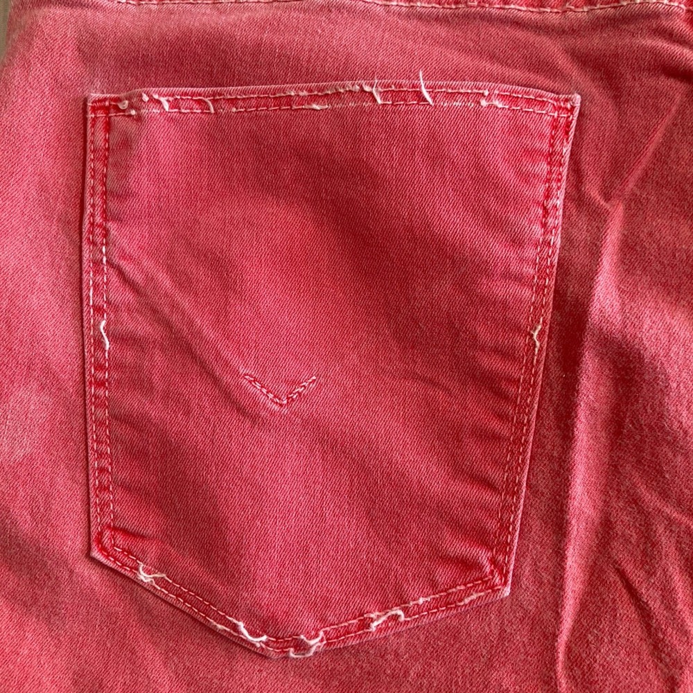Hudson Skinny Jeans Womens 28 Faded Pink Stretch Denim WM407JFD Made in USA - Picture 13 of 16